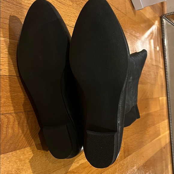 Elegant Steve Madden Creation Black Leather Boots - Picture 3 of 5